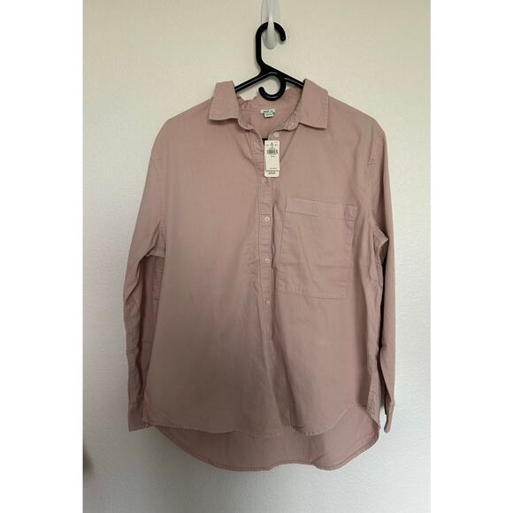 Aerie Oversized Anytime Fave Shirt Button Up in Blush Pink - M - Picture 2 of 4